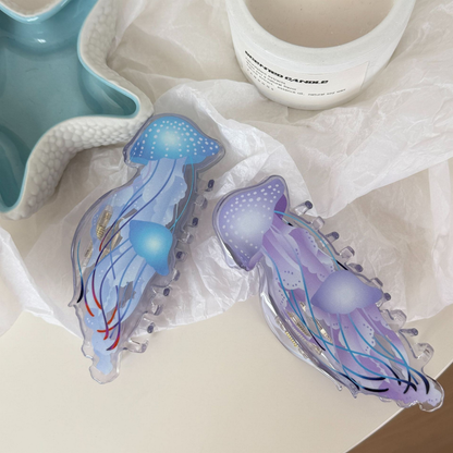Jumbo Purple Pacific Sea Nettle Hair Claw