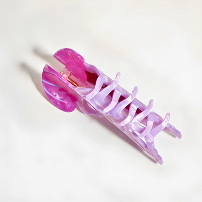Jumbo Purple Sunset Jellyfish Hair Claw