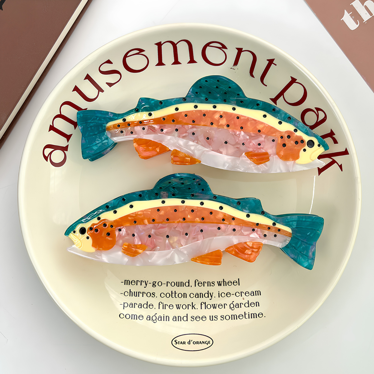 Shimmering Trout Hair Claw