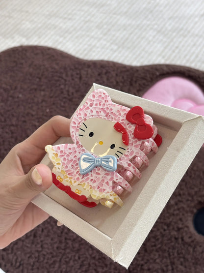 Handmade Raincoat KT Hair Claw