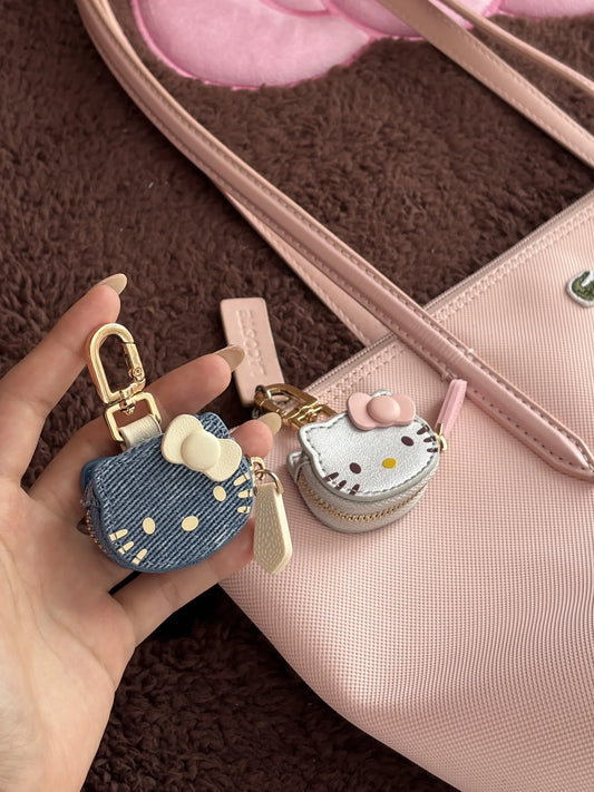 Denim KT Keychain Pouch & Phone Strap