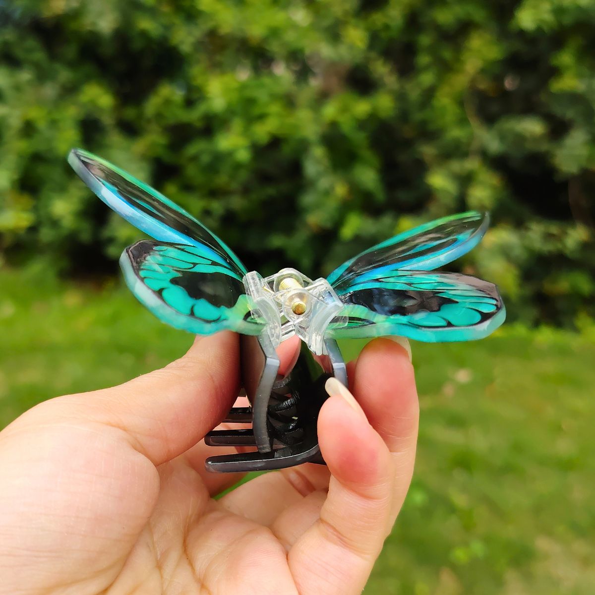 Large Blue Morpho Butterfly Hair Claw