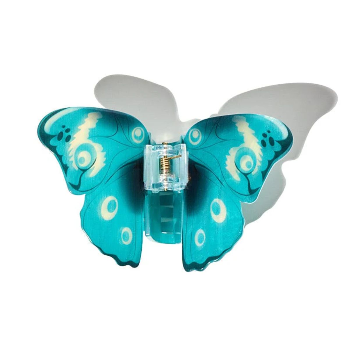 Large Blue Swallowtail Butterfly Hair Claw