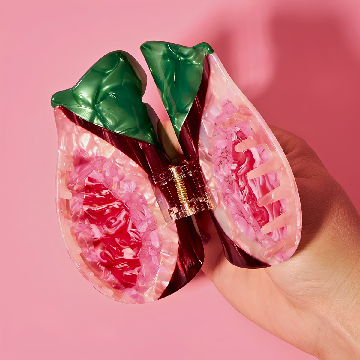 Large Fig Fruit Hair Claw