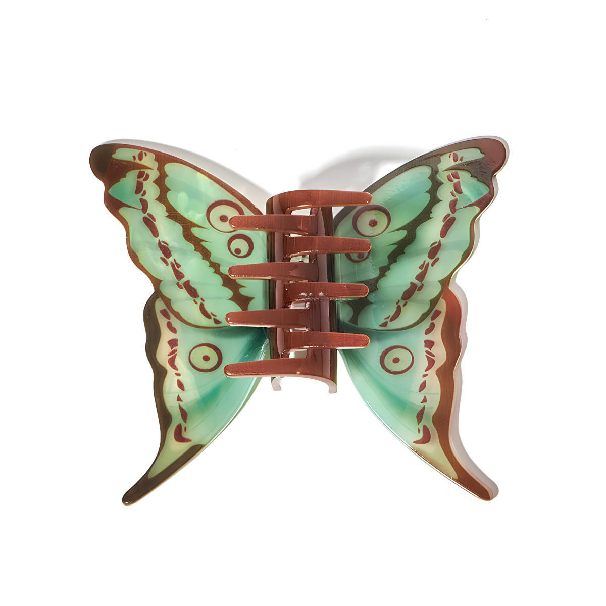 Large Green Butterfly Hair Claw