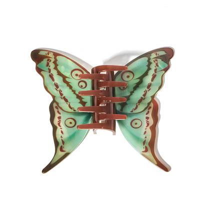 Large Green Butterfly Hair Claw