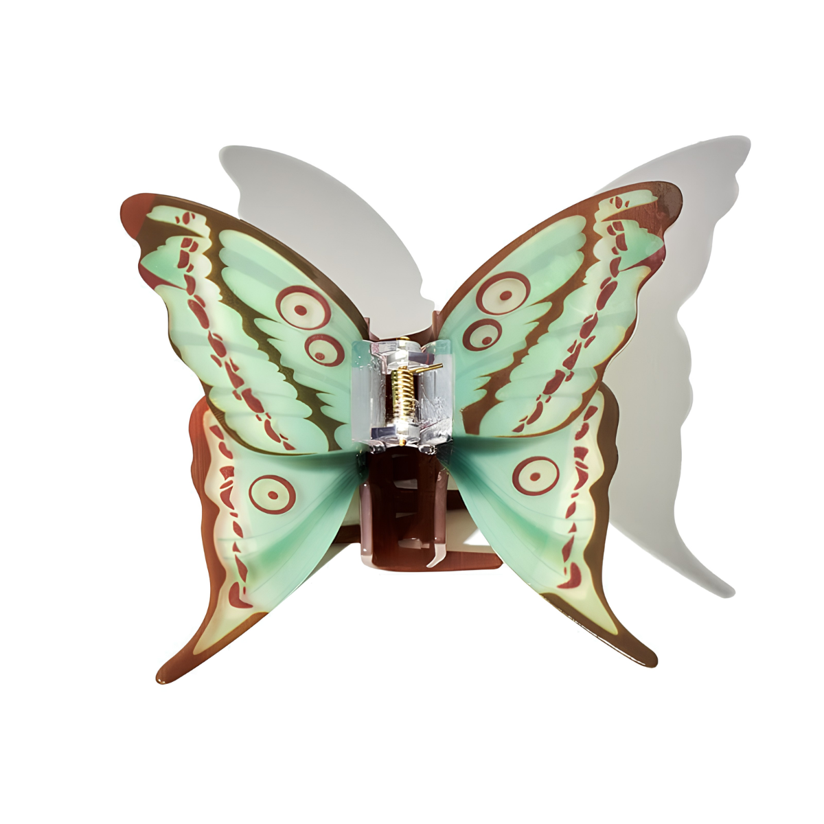 Large Green Butterfly Hair Claw