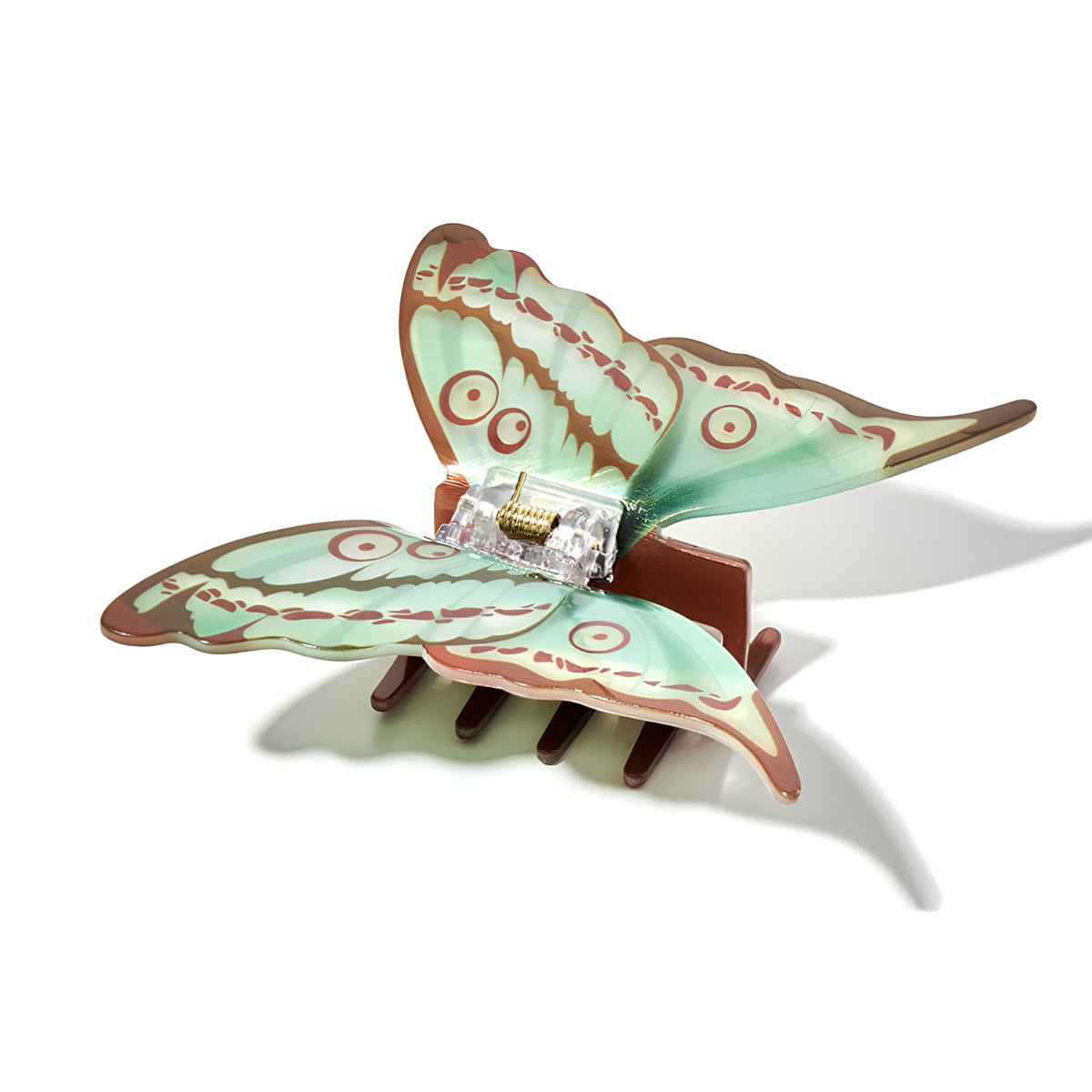 Large Green Butterfly Hair Claw