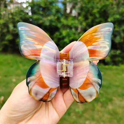 Large Orange Julia Butterfly Hair Claw Clip 丨 Lemonschunks