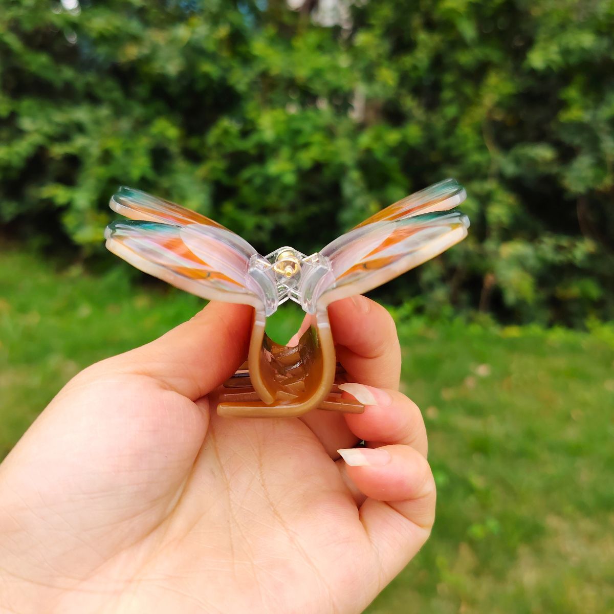 Large Orange Julia Butterfly Hair Claw Clip 丨 Lemonschunks