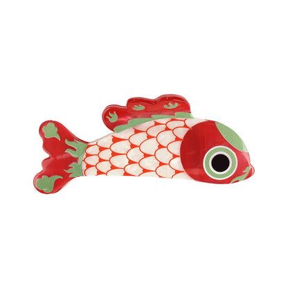 Large Red Koi Fish Hair Claw
