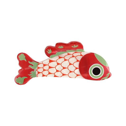 Large Red Koi Fish Hair Claw