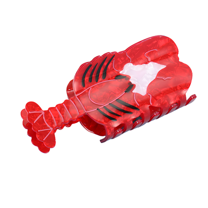 Large Red Lobster Hair Claw