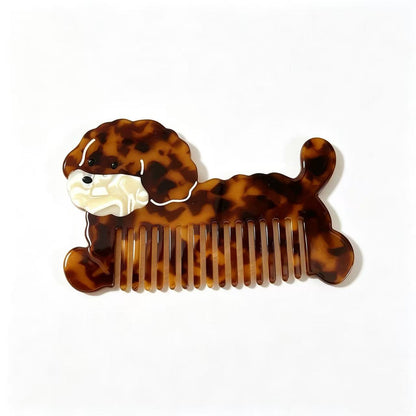 Large Teddy Dog Wide-Tooth Hair Comb