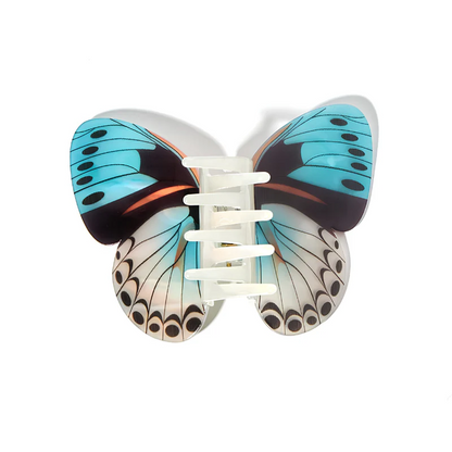 Large Turquoise Butterfly Hair Claw
