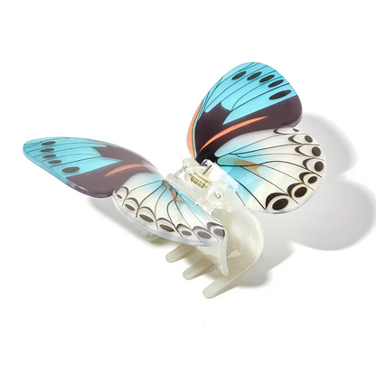 Large Turquoise Butterfly Hair Claw