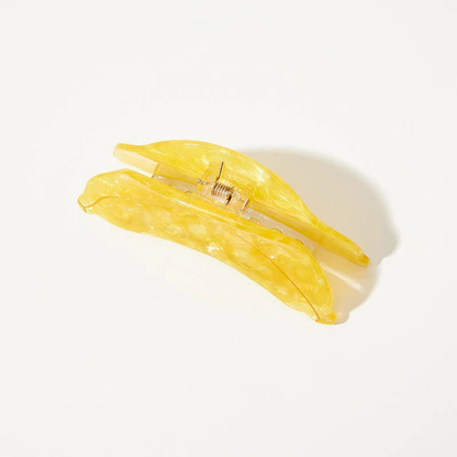 Large Yellow Banana Fruit Hair Claw