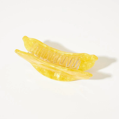 Large Yellow Banana Fruit Hair Claw