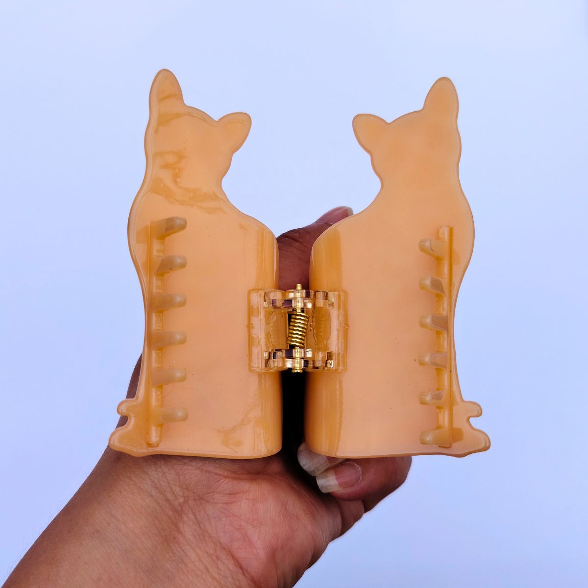 Medium Leopard Print Cat Hair Claw