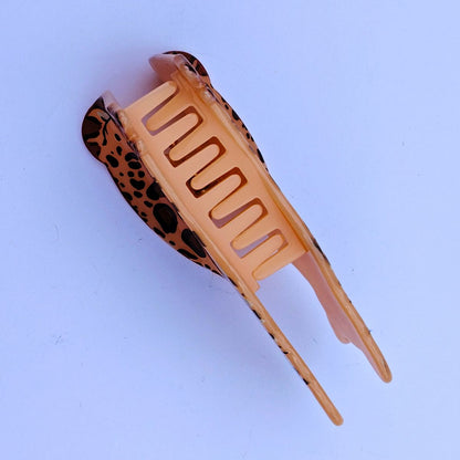 Medium Leopard Print Cat Hair Claw