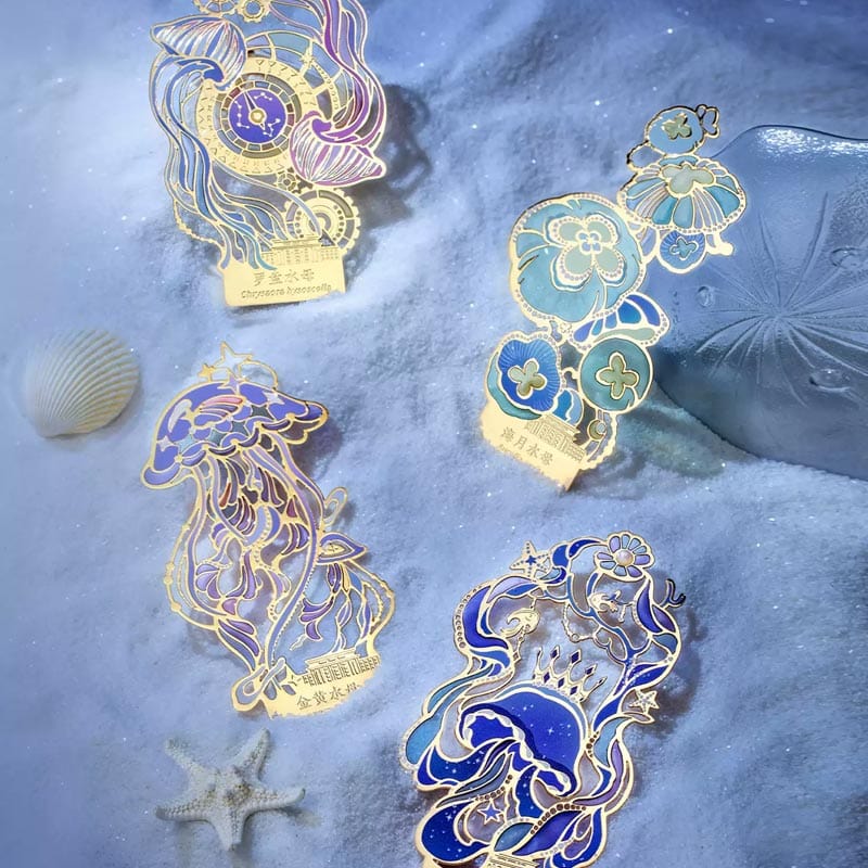 Luminous Jellyfish Dual-Use Bookmark Magnet丨Lemonschunks × Natural History Museum of China