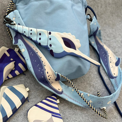 Marine Series Strap Wristlet Crossbody Bag