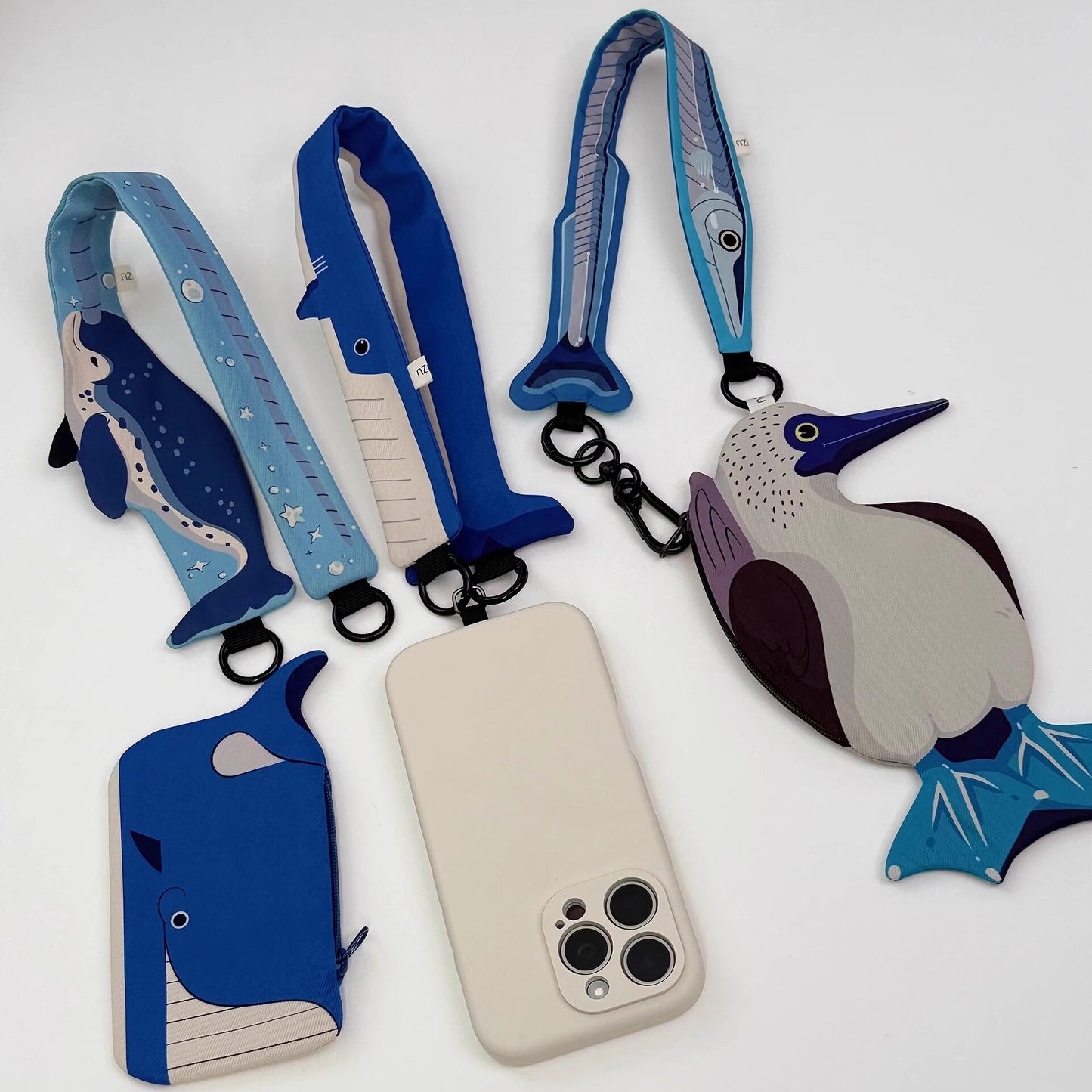 Marine Series Strap Wristlet Crossbody Bag