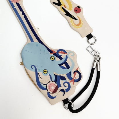 Marine Series Strap Wristlet Crossbody Bag