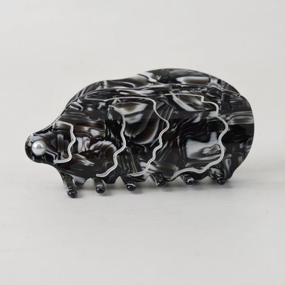 Medium Black Oyster Pearl Shell Hair Claw