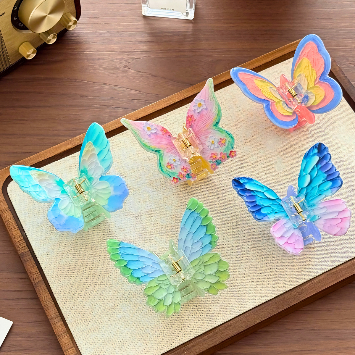 Medium Butterfly Dopamine Hair Claw