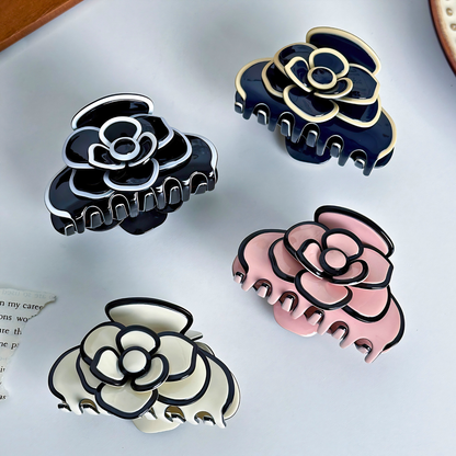 Medium Camellia Flower Hair Claw