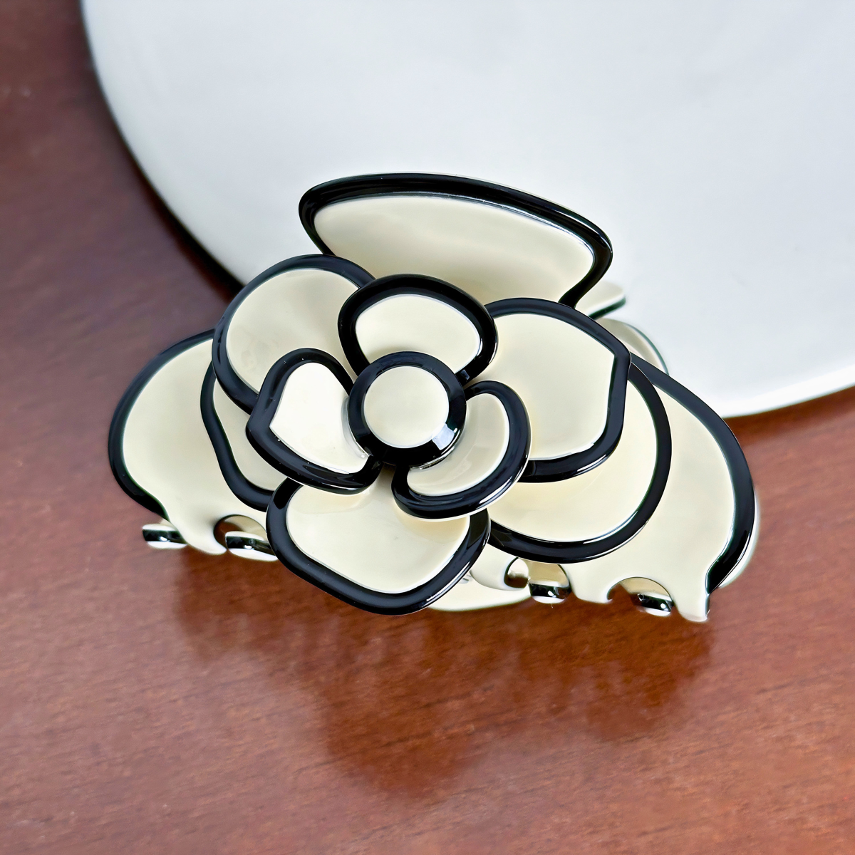 Medium Camellia Flower Hair Claw