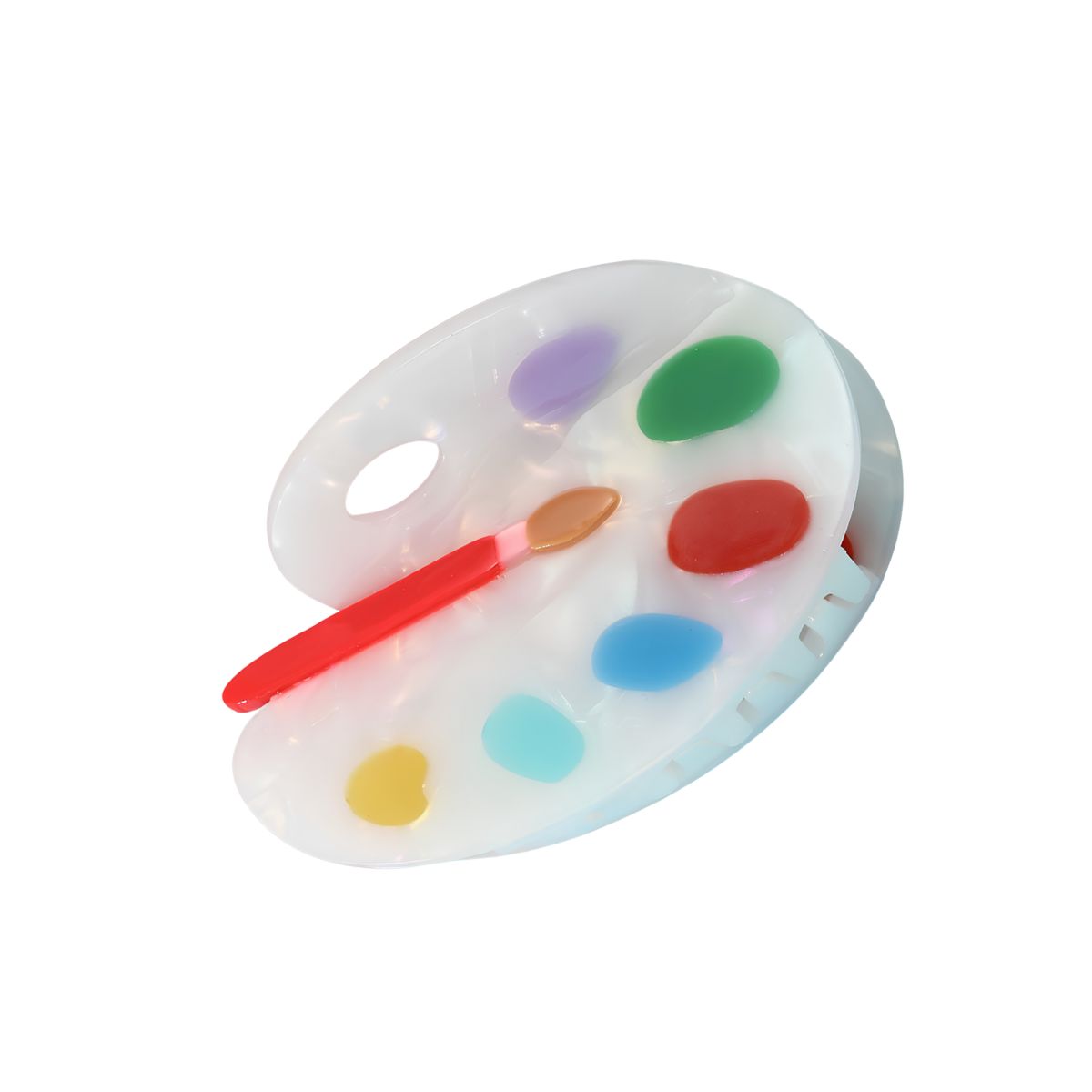 Medium Colorful Palette Hair Claw