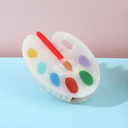 Medium Colorful Palette Hair Claw