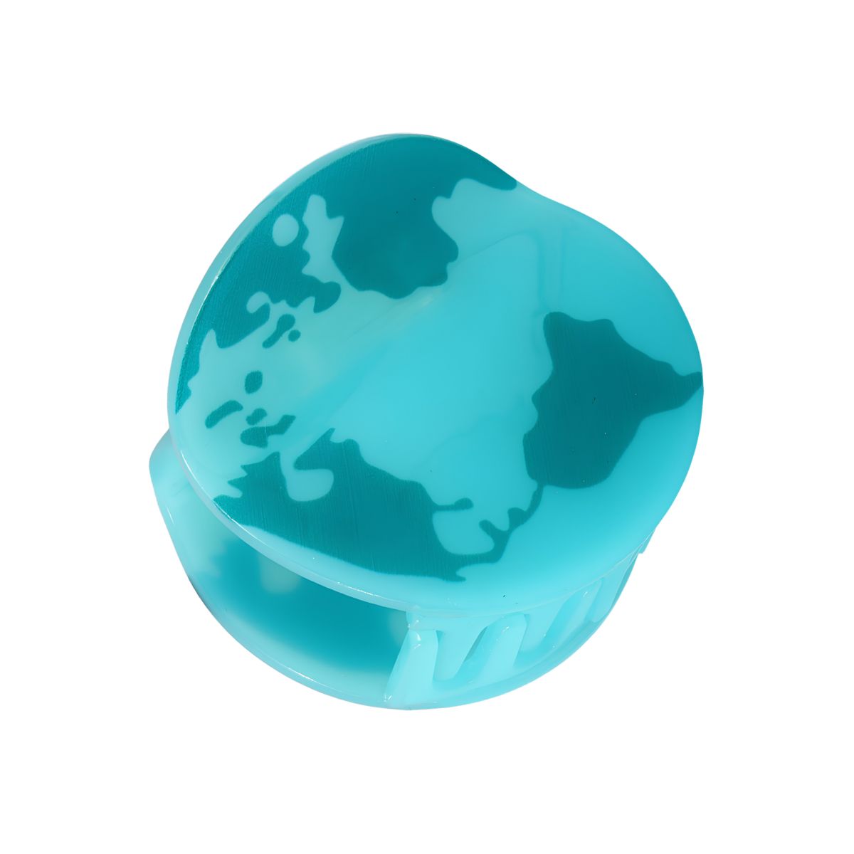 Small Blue Earth Hair Claw