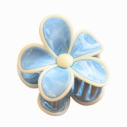 Medium Creamy Frangipani Flower Hair Claw