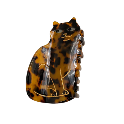 Medium Dark Tortoiseshell Maine Coon Cat Hair Claw