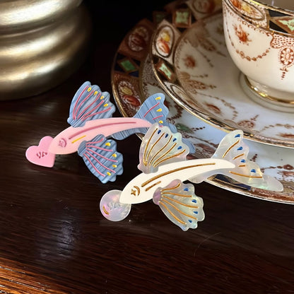 Medium Flying Fish Hair  Clip