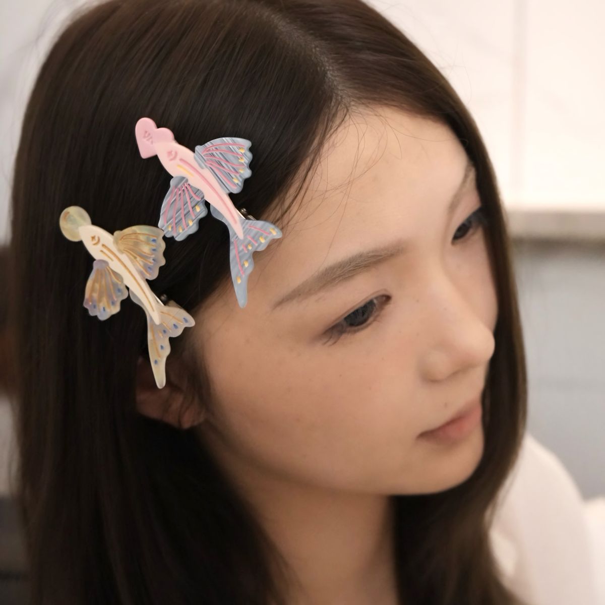 Medium Flying Fish Hair  Clip