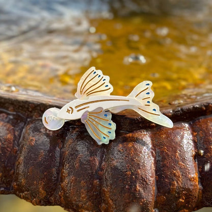 Medium Flying Fish Hair  Clip