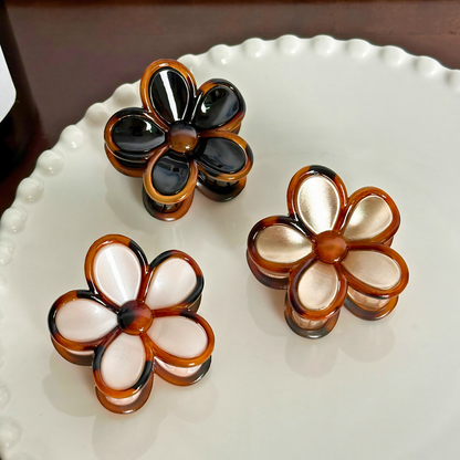 Medium  Frangipani Flower Hair Claw