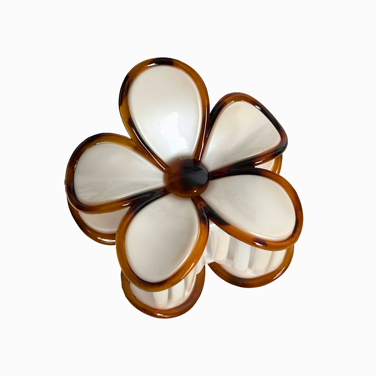 Medium  Frangipani Flower Hair Claw