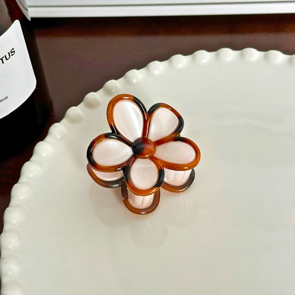 Medium  Frangipani Flower Hair Claw