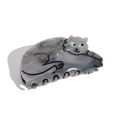 Medium Grey Siamese Cat Hair Claw