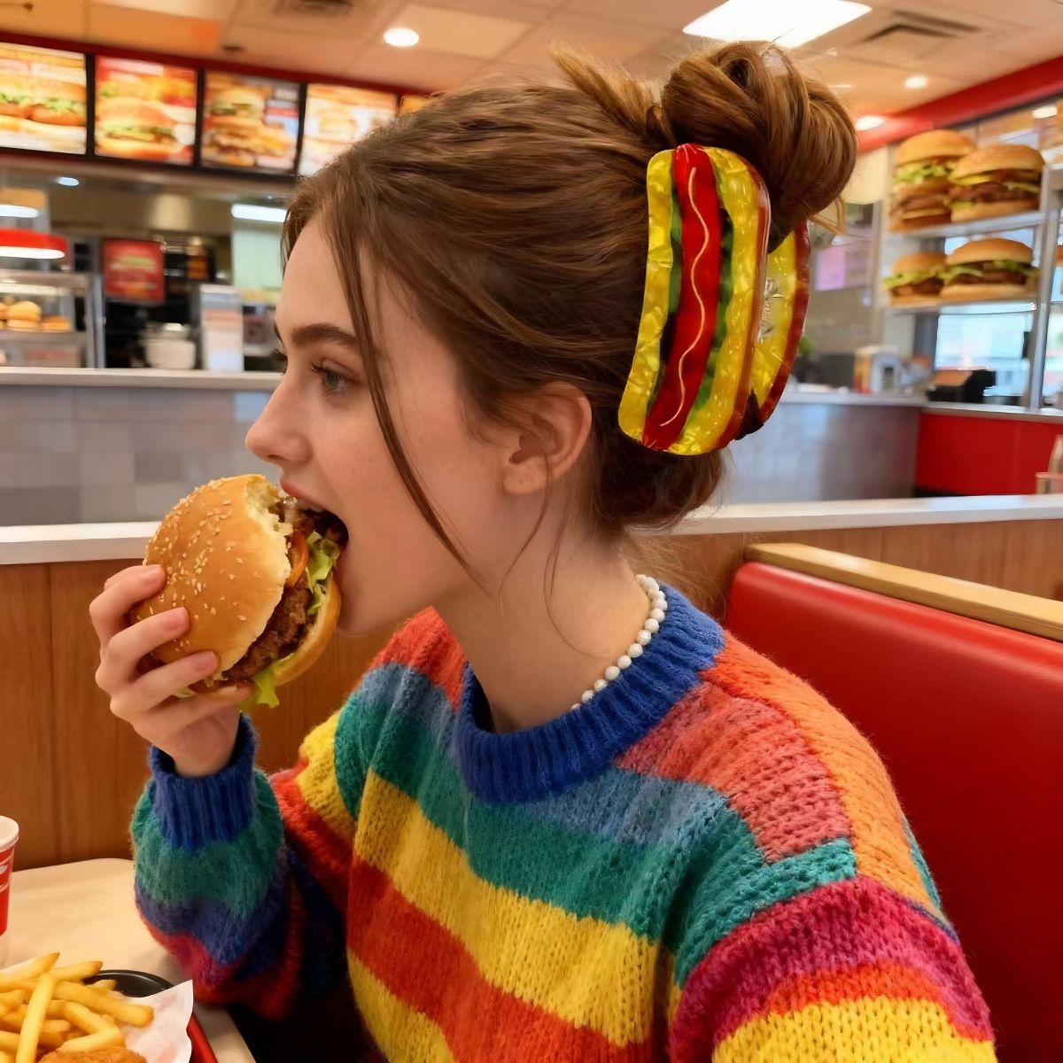Medium Hamburger Hair Claw