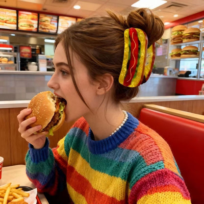 Medium Hamburger Hair Claw