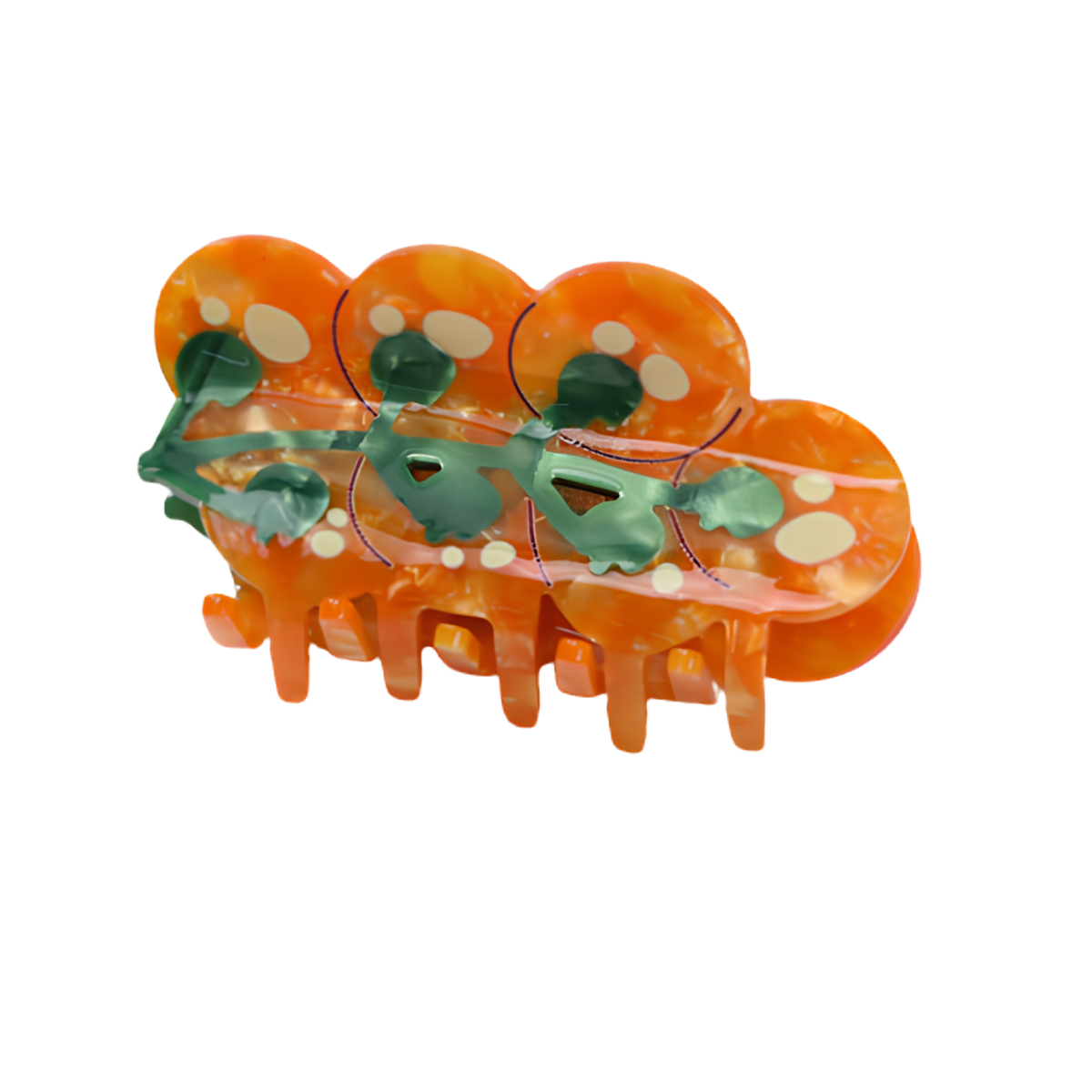 Medium Orange Cherry Tomatoes  Hair Claw