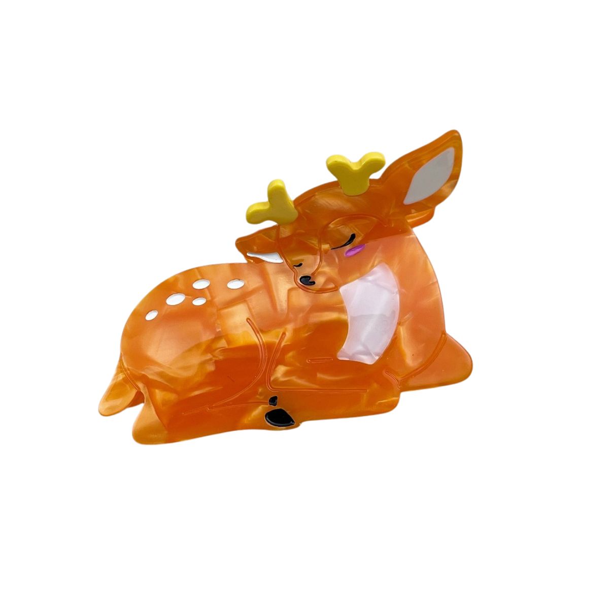 Medium Orange Deer Hair Claw
