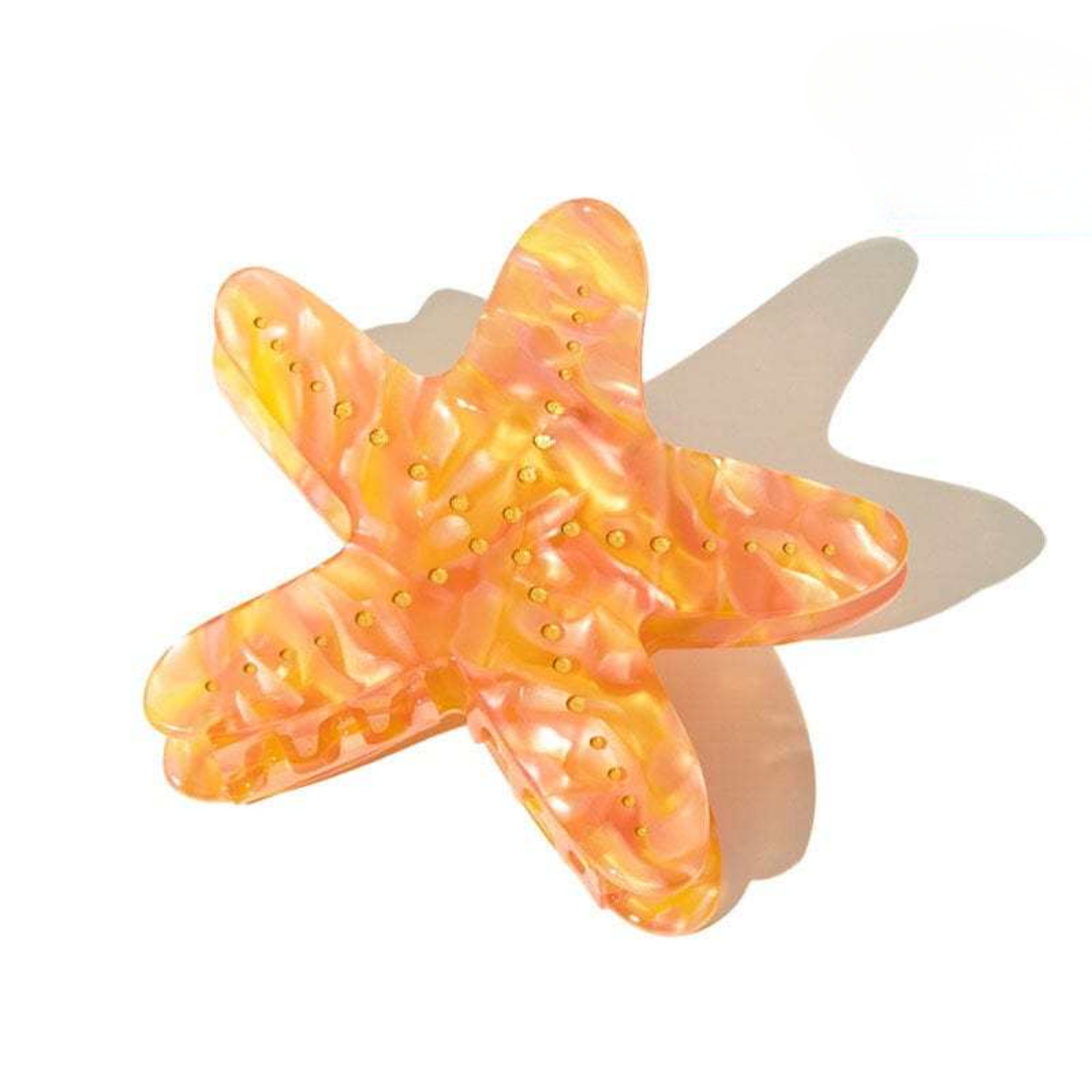 Ensemble de mini pinces à cheveux en forme d'étoile de mer, coquillage rose et perle | NueShiny