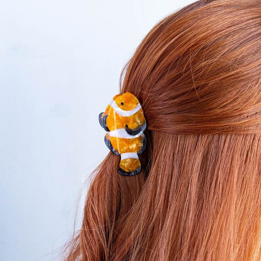 Pince à cheveux Vivid Orange Goldfish Ocean Series | NueShiny
